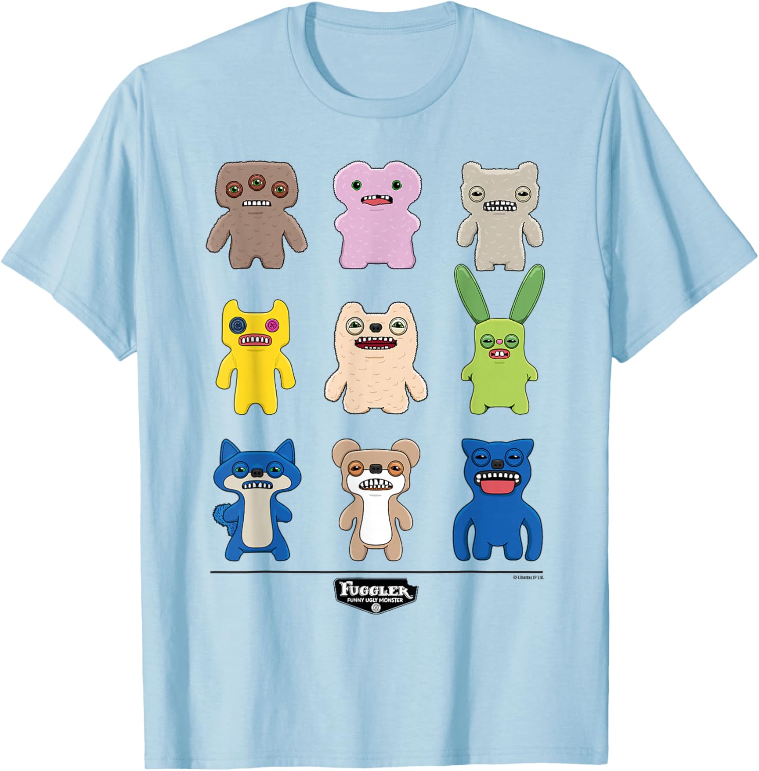 Fuggler Originals Collection Gaptooth McGoo & Co T-Shirt - T-Shirt | Light Blue