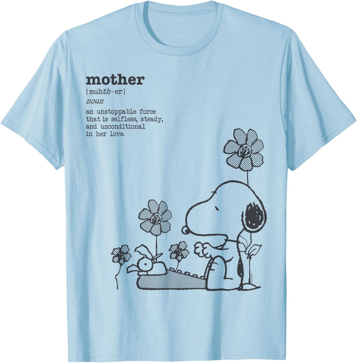 Snoopy - Definition of Mother T-Shirt - T-Shirt | Light Blue