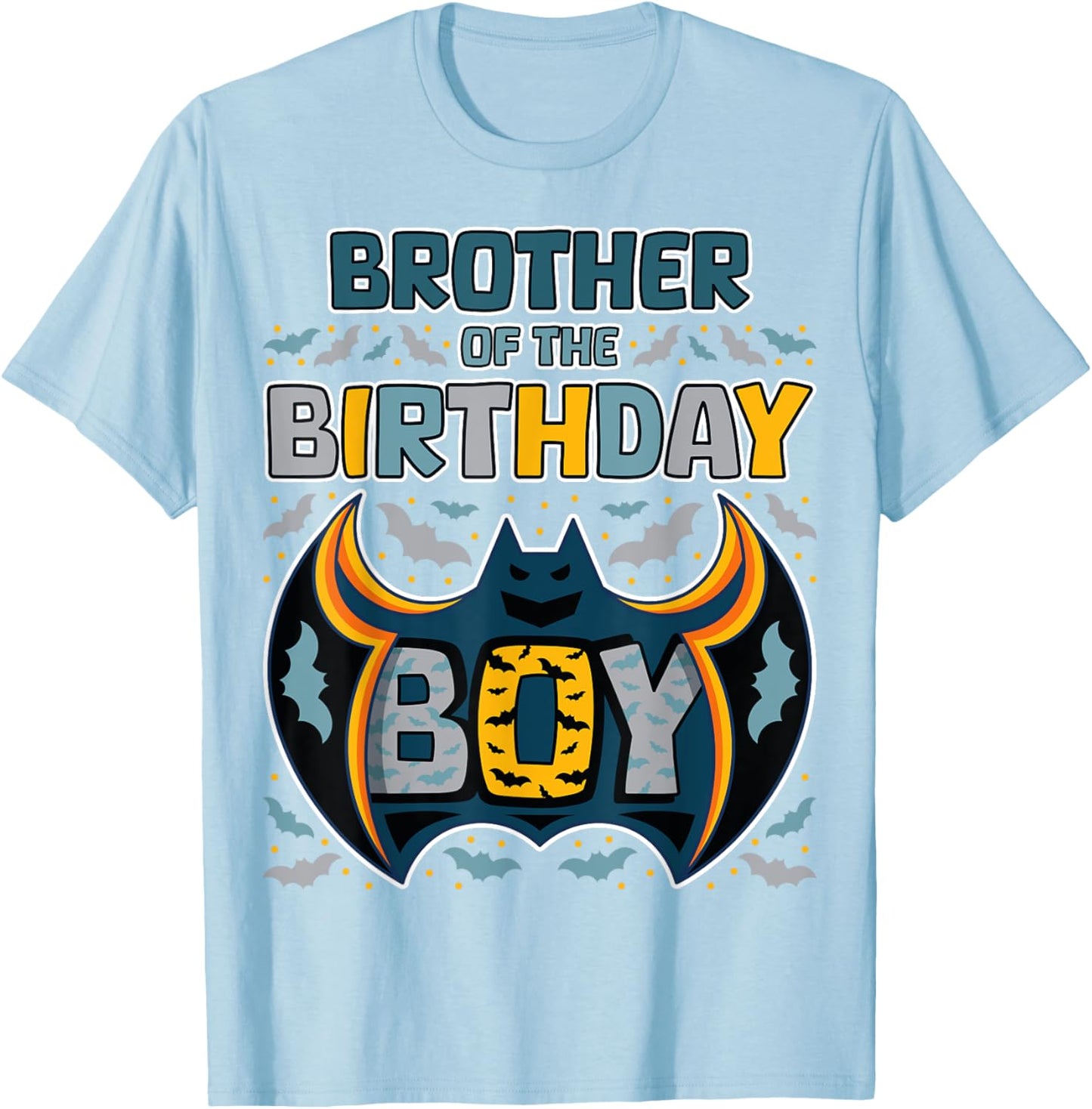 Brother of the Birthday Boy Family Party Kids Boys Matching T-Shirt - T-Shirt | Light Blue