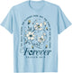 The Grass Withers The Flowers Fade But The Word Of God T-Shirt - T-Shirt | Light Blue
