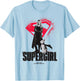 Supergirl (2026) She's Not Anyone's Sidekick Kara and Krypto T-Shirt - T-Shirt | Light Blue