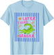 Later Third Grader Striped Last Day of School Teacher Team T-Shirt - T-Shirt | Light Blue