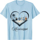 Girls Trip Cruise Vacation Travel Mississippi T-Shirt - T-Shirt | Light Blue