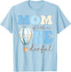 Mom of Little Mr. Onederful 1st Birthday Boy Air Balloon T-Shirt - T-Shirt | Light Blue