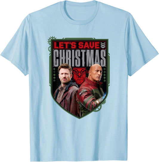 Red One - Let's Save Christmas T-Shirt - T-Shirt | Light Blue