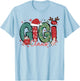 Gigi Claus Christmas Pajama Santa Claus Family Matching T-Shirt - T-Shirt | Light Blue