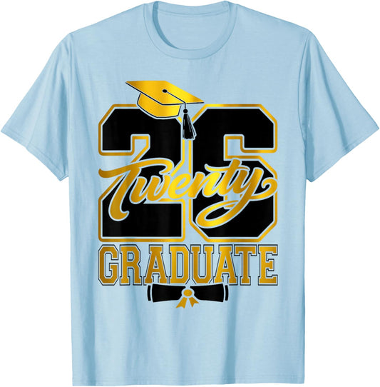 2026 Senior Class of 2026 Graduate High School Graduation T-Shirt - T-Shirt | Light Blue