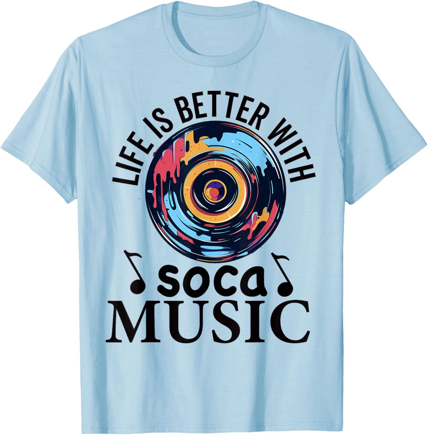 Soca For Sokah Music Trinidad & Tobacco Guyanese Carnival T-Shirt - T-Shirt | Light Blue