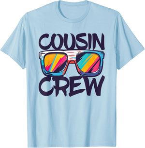 Cousin Crew Shirt Adults Kids Matching Cousin Crew T-Shirt - T-Shirt | Light Blue