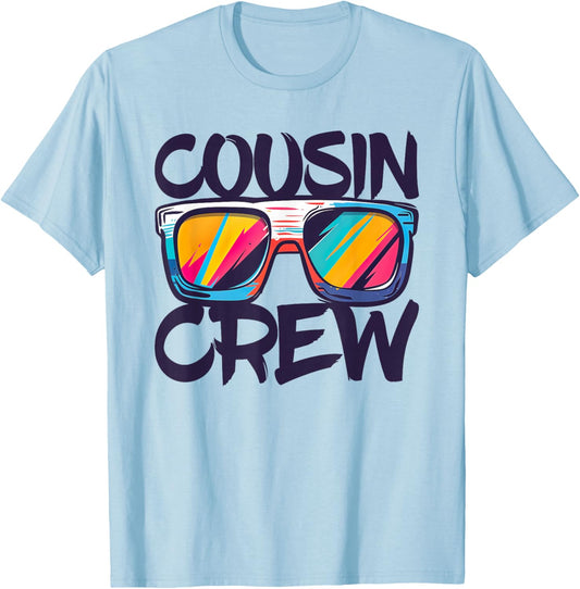 Cousin Crew Shirt Adults Kids Matching Cousin Crew T-Shirt - T-Shirt | Light Blue