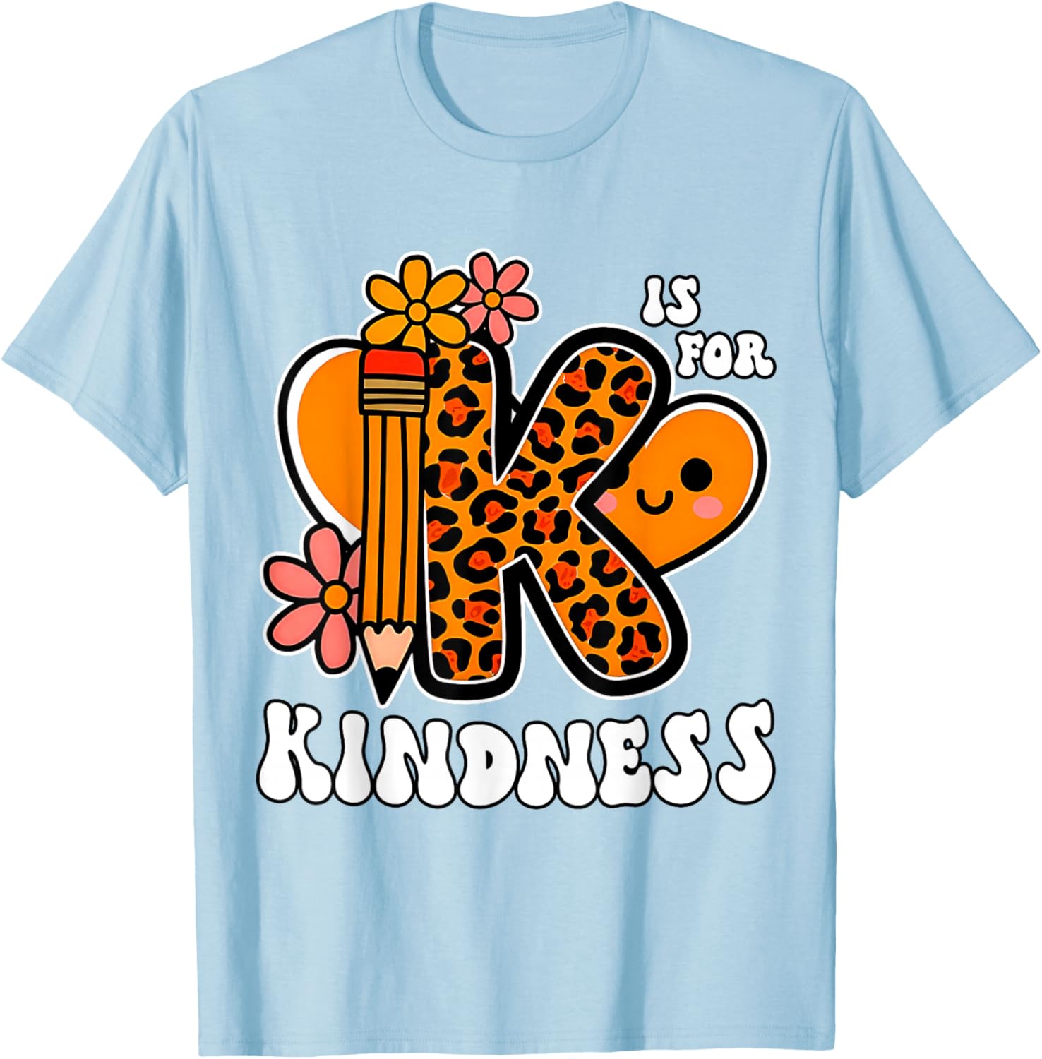 Unity Day Shirt Kindness Orange Teacher Kids Be Kind T-Shirt - T-Shirt | Light Blue