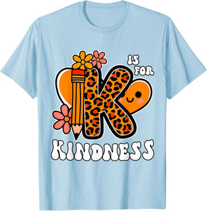 Unity Day Shirt Kindness Orange Teacher Kids Be Kind T-Shirt - T-Shirt | Light Blue