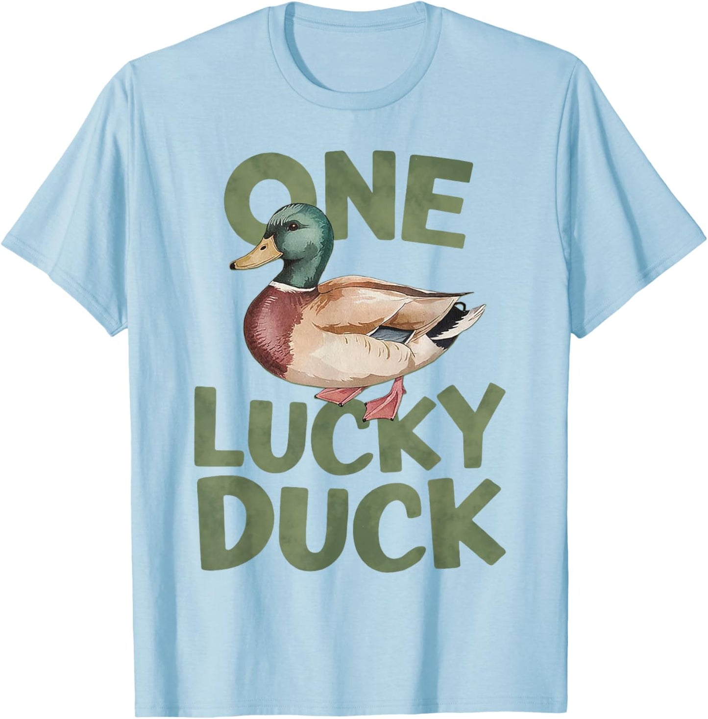 One Lucky Duck T-Shirt - T-Shirt | Light Blue