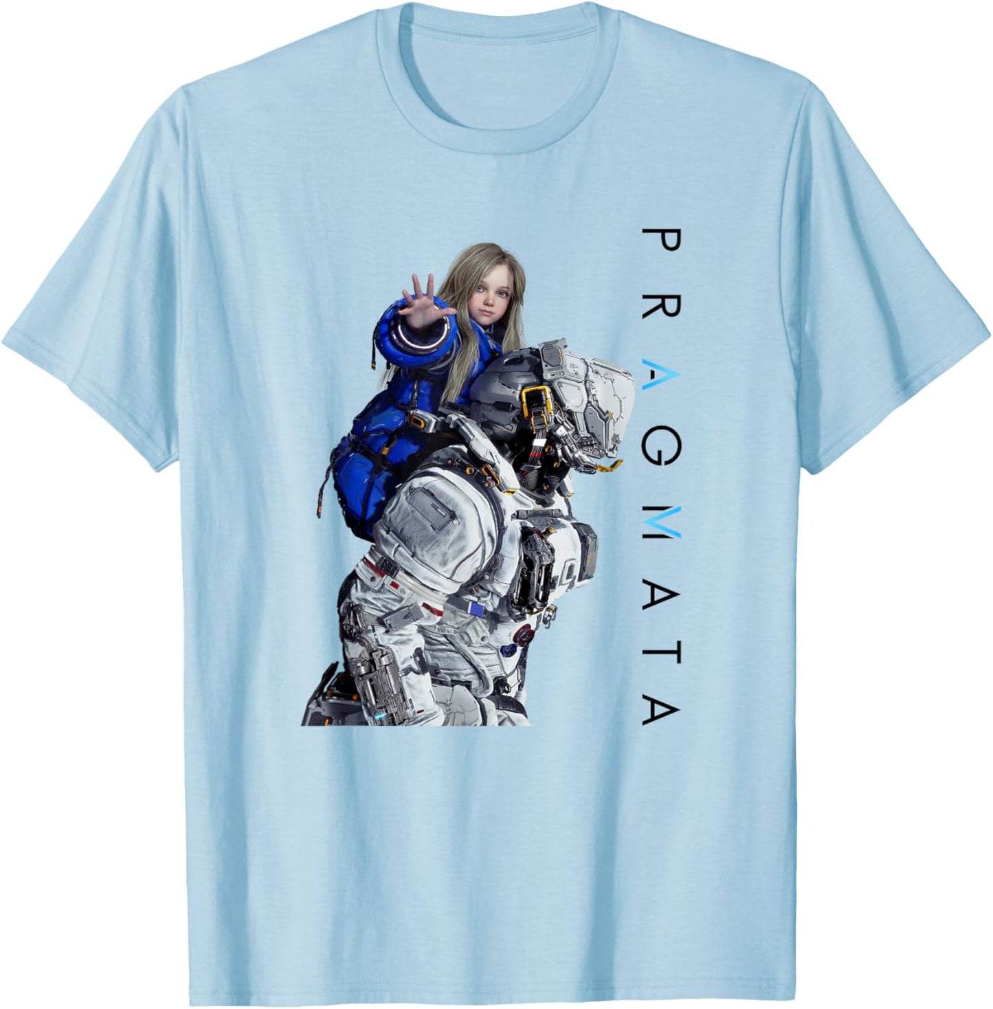 PRAGMATA Key Art FP(W) T-Shirt - T-Shirt | Light Blue