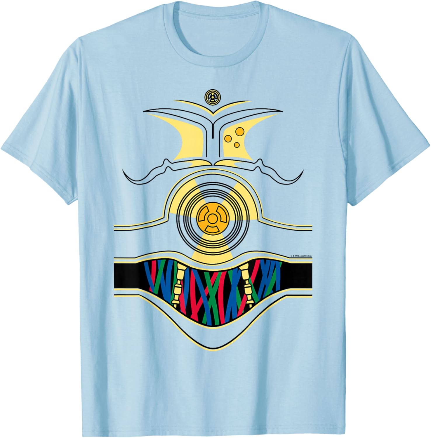 C3PO Costume T-Shirt - T-Shirt | Light Blue