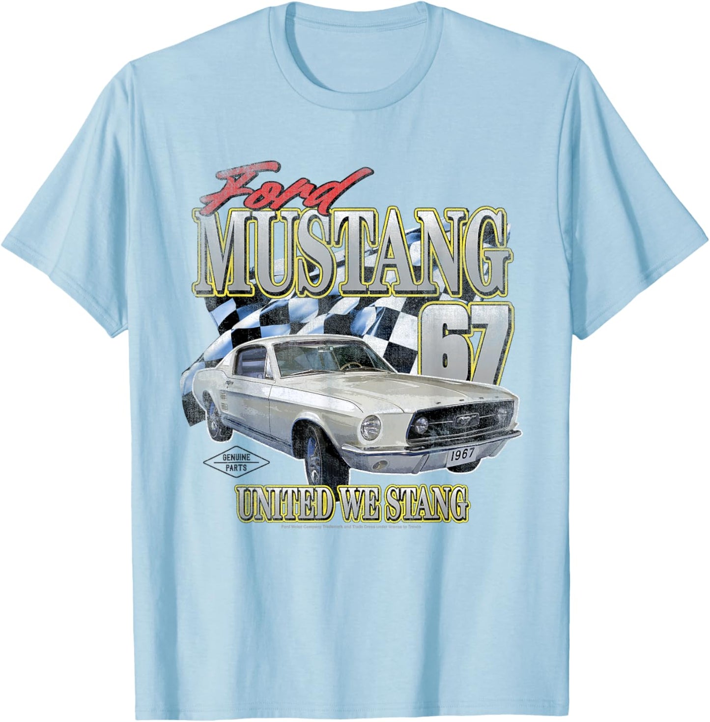 Ford Mustang 67 Fastback T-Shirt - T-Shirt | Light Blue