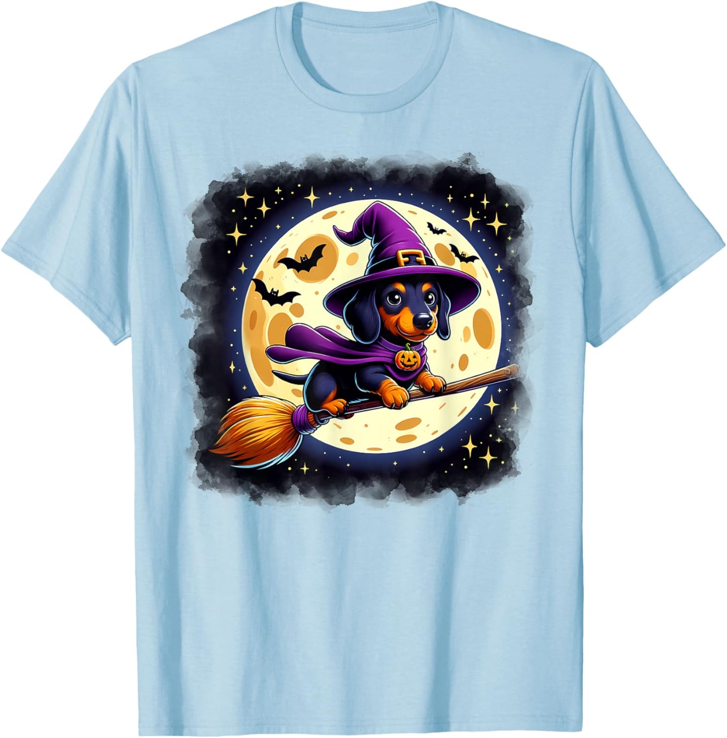 Cute Dachshund Halloween Costume Shirt Dog Lover Women Girls T-Shirt - T-Shirt | Light Blue