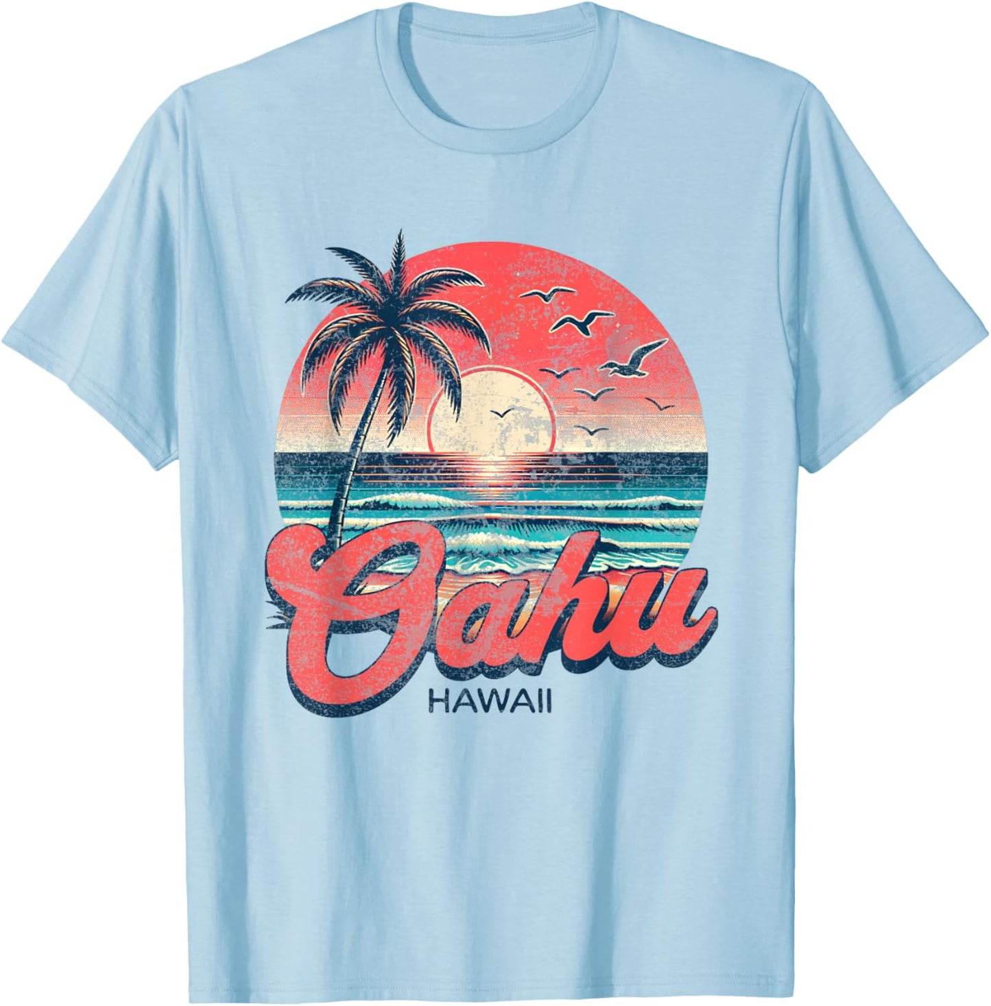 Oahu T-Shirt - T-Shirt | Light Blue