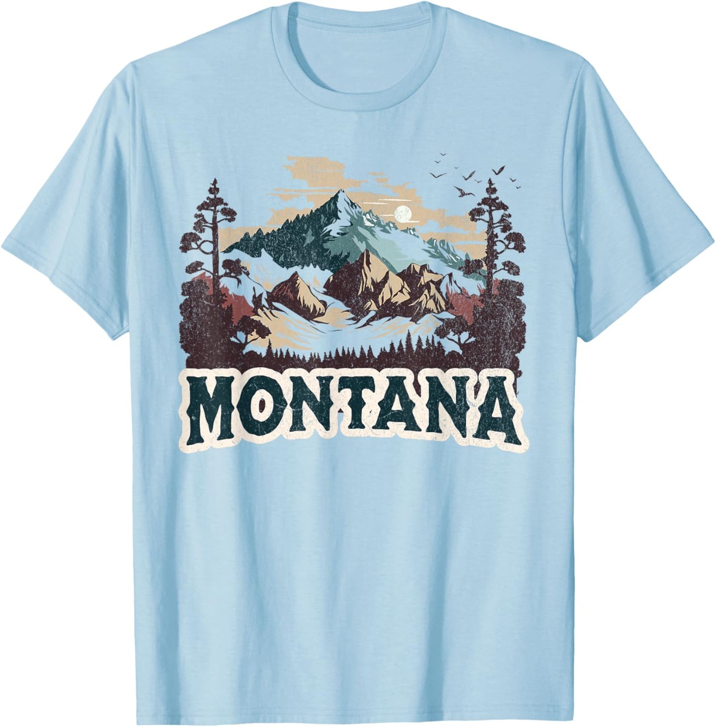Montana T-Shirt - T-Shirt | Light Blue
