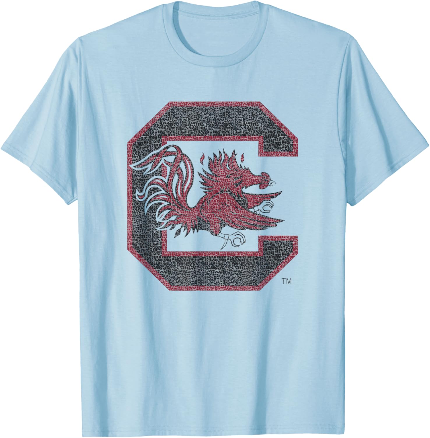 South Carolina Gamecocks Vintage Icon White T-Shirt - T-Shirt | Light Blue