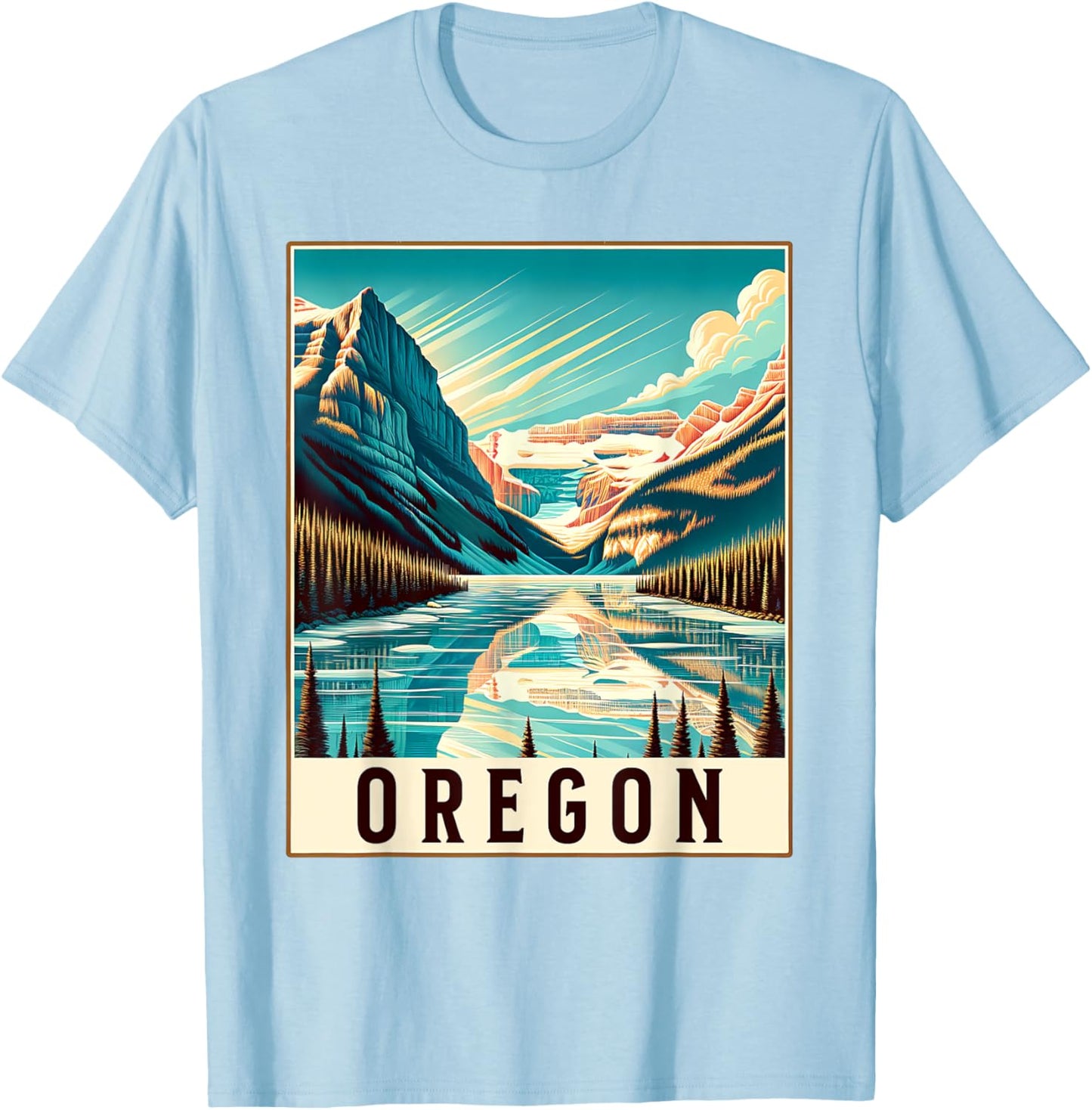 Oregon T-Shirt - T-Shirt | Light Blue