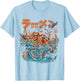 Great Ramen Kanagawa Japanese Noodles Sea Food Kaiju Ramen T-Shirt - T-Shirt | Light Blue