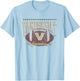 Vanderbilt Commodores Football Vintage Stars Gray T-Shirt - T-Shirt | Light Blue