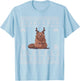 Ugly Xmas Sweater Style Beaver Reindeer Christmas T-Shirt - T-Shirt | Light Blue