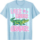 Later Kinder Grader Alligator Summer Last Day of School T-Shirt - T-Shirt | Light Blue
