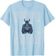 Ugly Xmas Sweater Style Gorilla Reindeer Christmas T-Shirt - T-Shirt | Light Blue