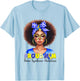Proud Mom Down Syndrome Awareness African mom Down Syndrome T-Shirt - T-Shirt | Light Blue