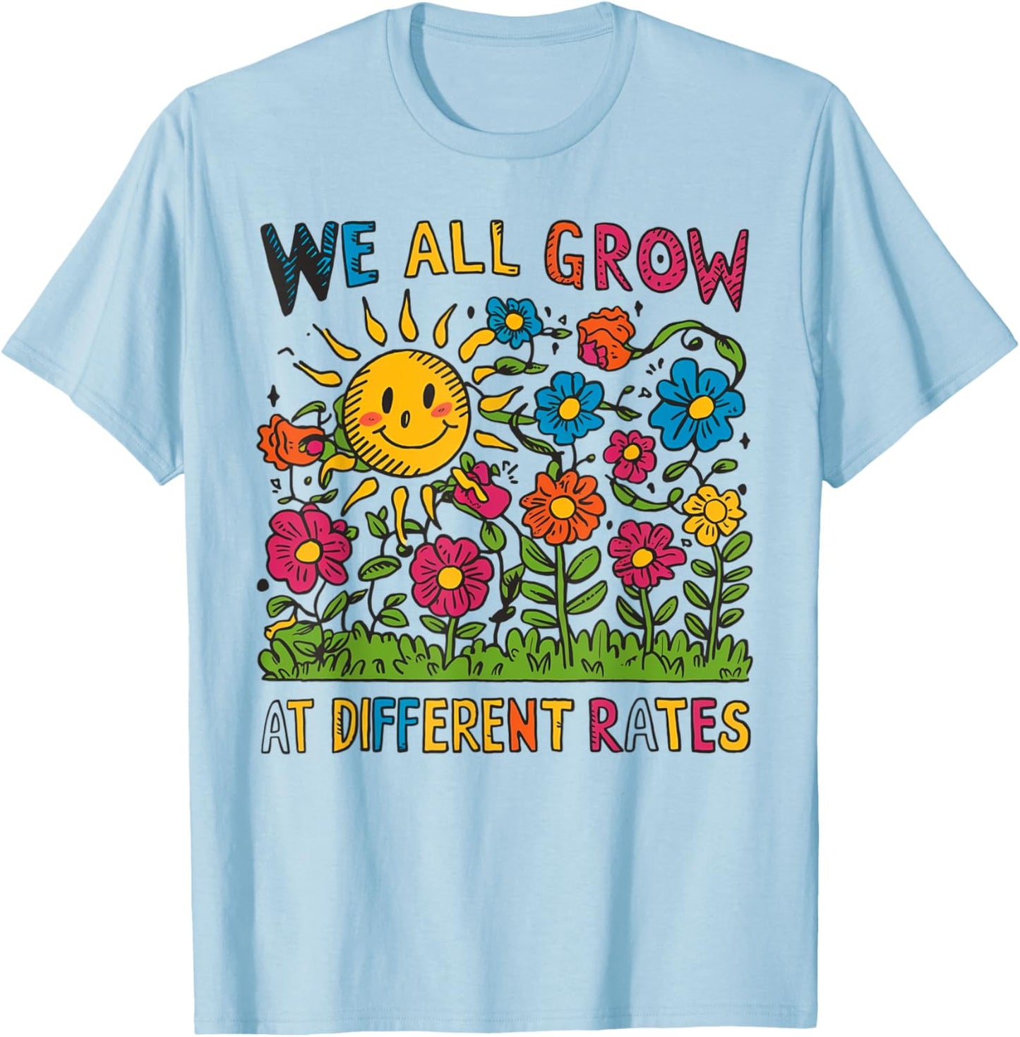 Teacher Inclusion Learning Special Education Back to School Men Women Girls Kids T-Shirt - T-Shirt | Light Blue
