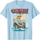 One Piece Going Merry T-Shirt - T-Shirt | Light Blue