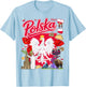Polish Flag Polska Outfit Idea for Woman Folk Theme Polish T-Shirt - T-Shirt | Light Blue