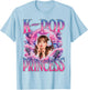 K-Pop Princess Aesthetic Bootleg Musik Fan Mädchen T-Shirt - T-Shirt | Light Blue