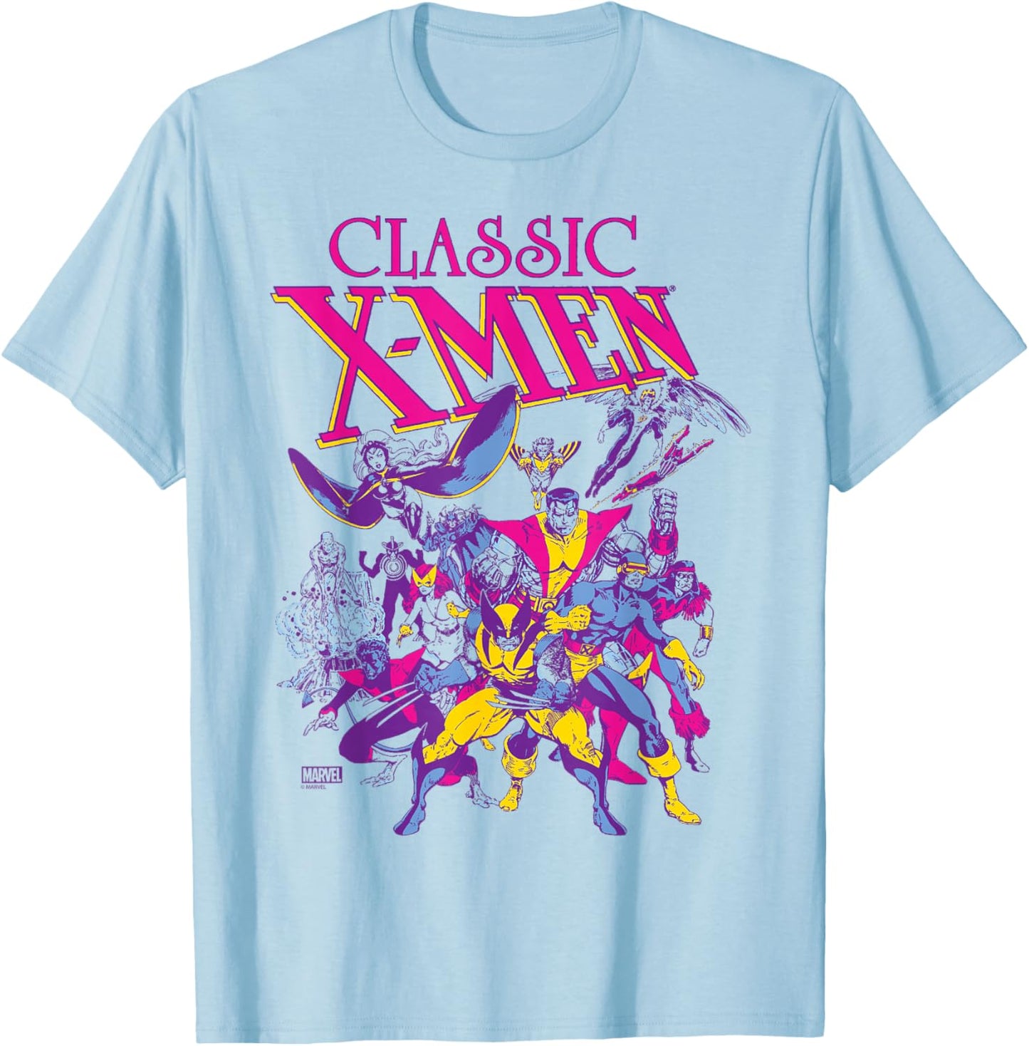 X-Men - Comic Cover T-Shirt - T-Shirt | Light Blue
