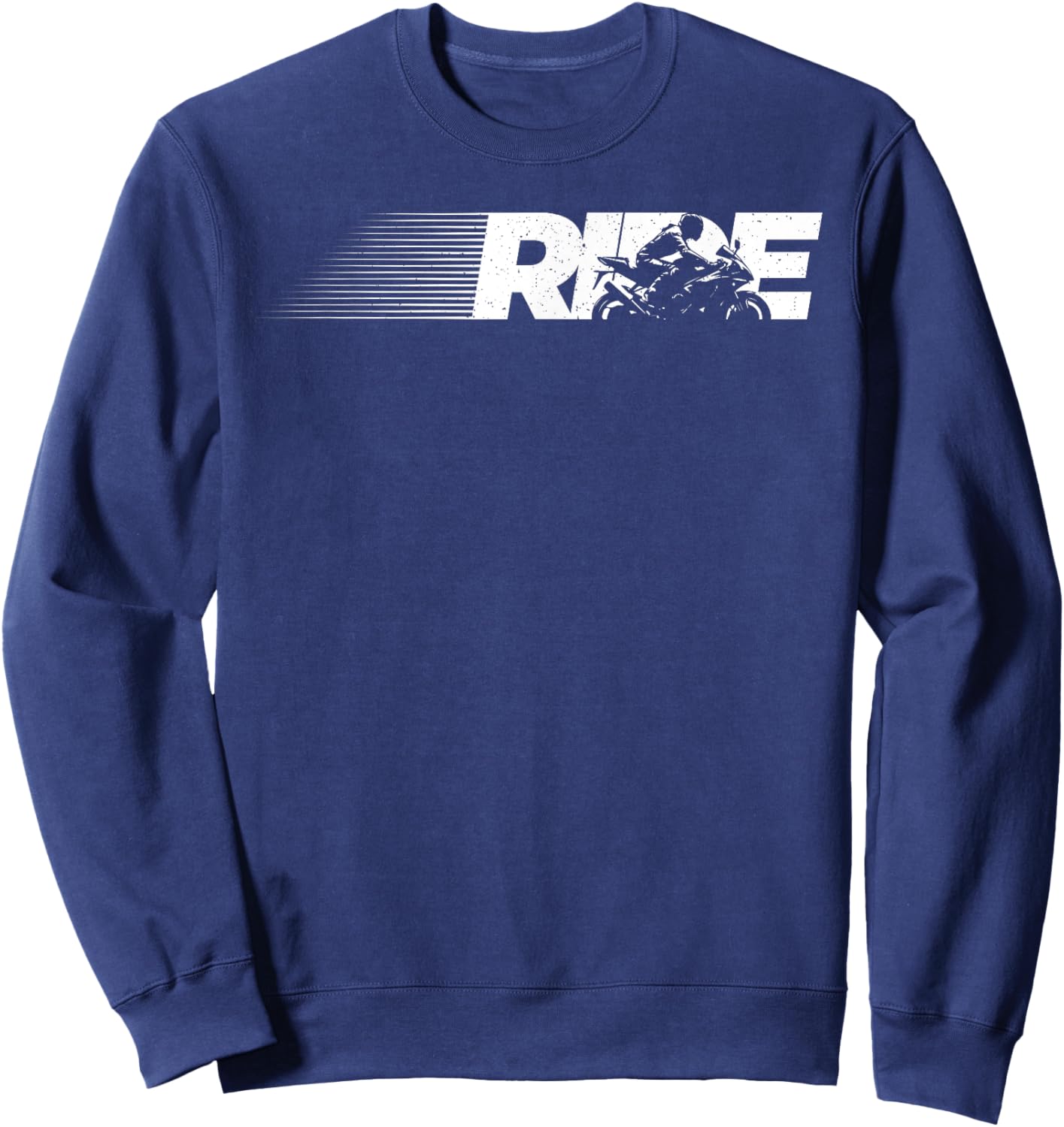 Cool Motorcycle Design Women Biking Motorcycle Lover Sweatshirt - Sweatshirt | Navy