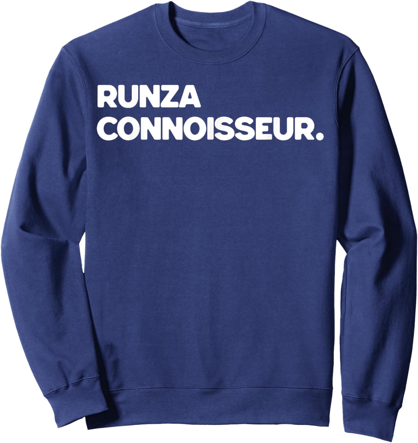 Runza Connoisseur | Nebraska Funny Runza Sandwich Sweatshirt - Sweatshirt | Navy