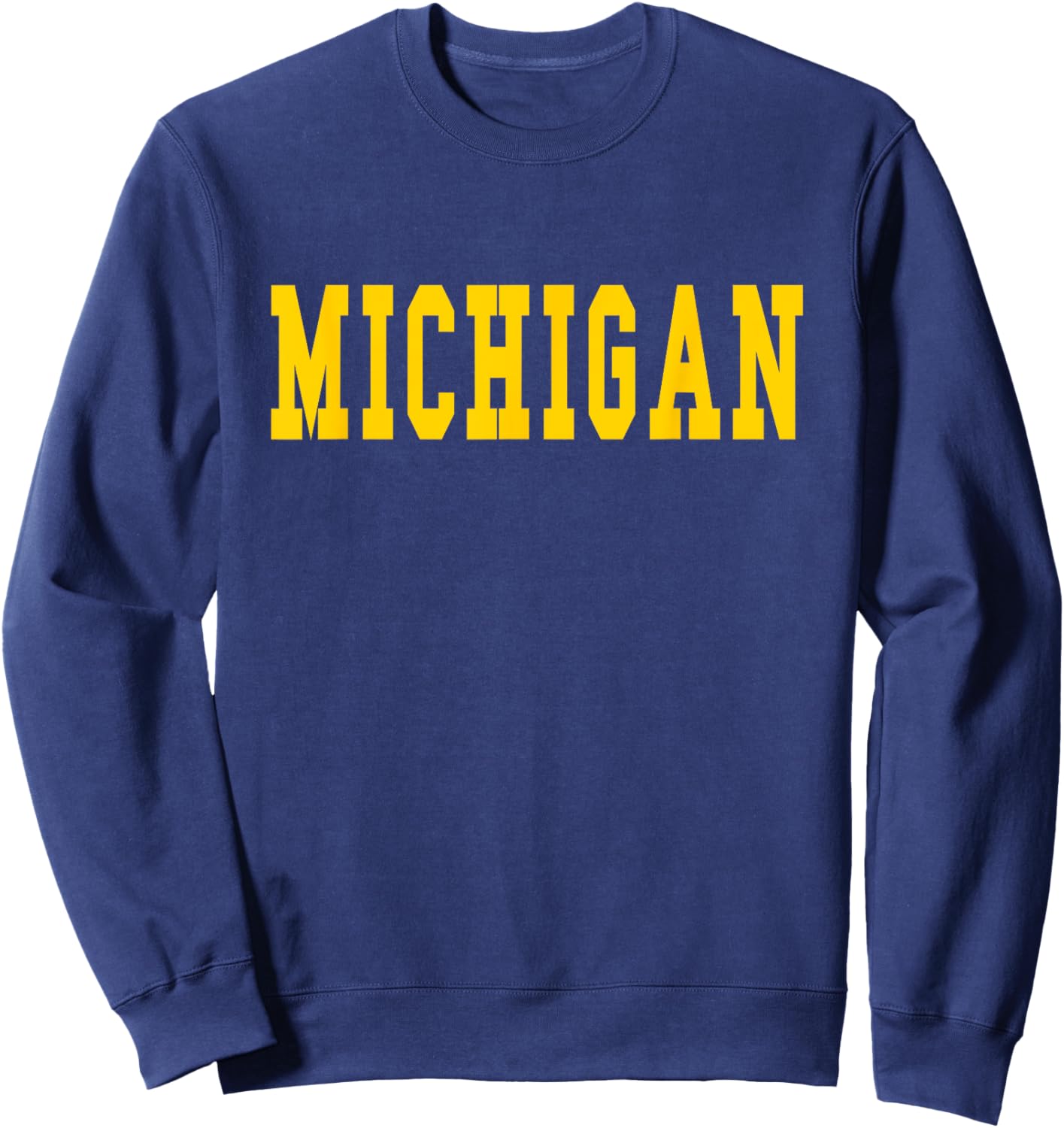 Michigan - Throwback Design - Classic Sweatshirt - Sweatshirt | Navy