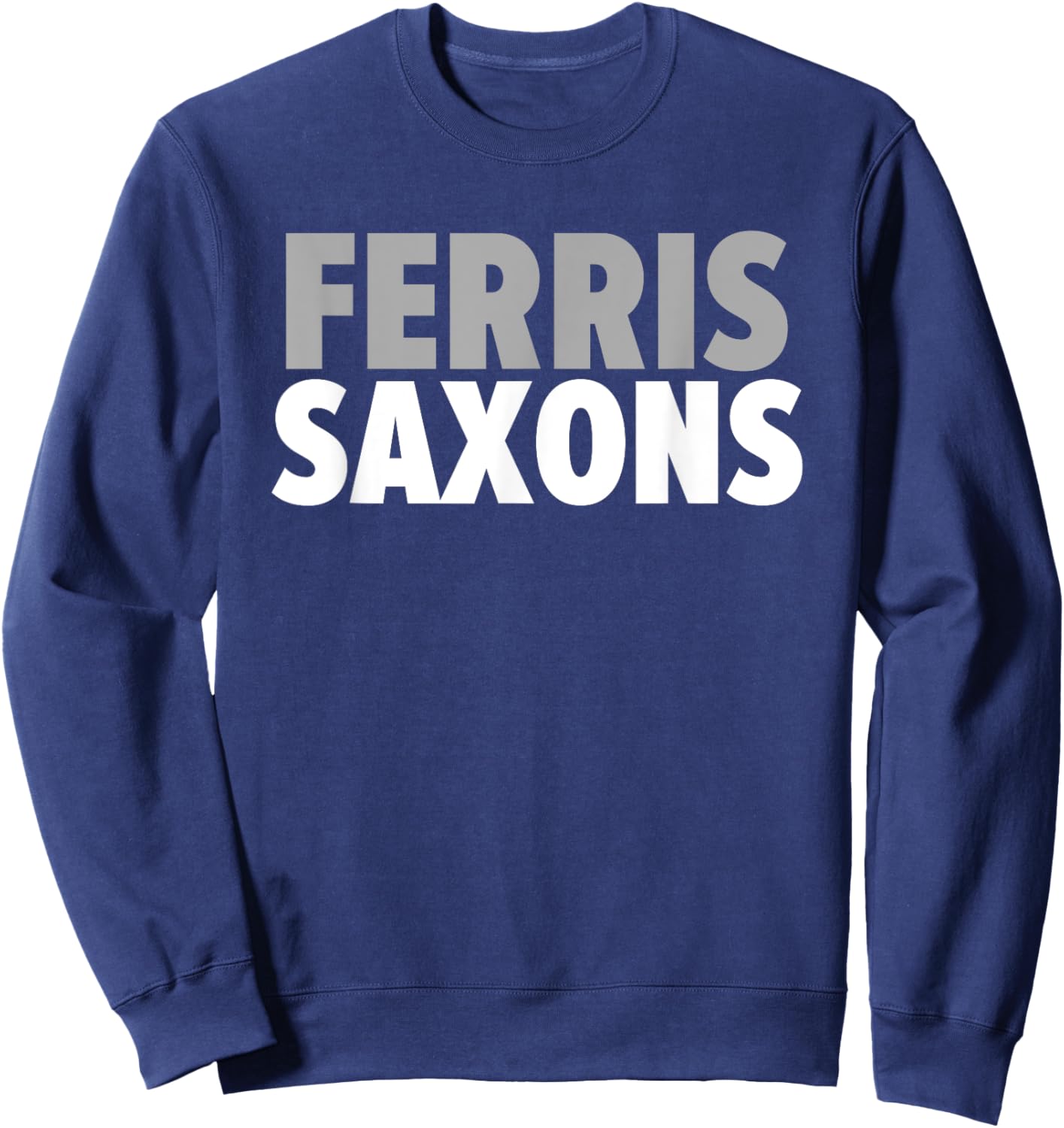 Ferris Saxons Bold Sweatshirt - Sweatshirt | Navy