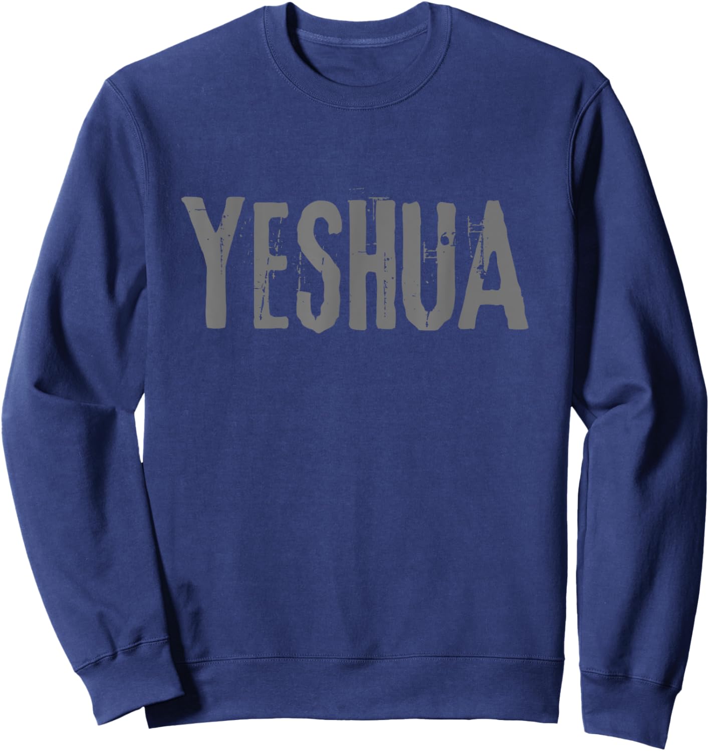 Yeshua Shirt Jesus In Hebrew Sweatshirt - Sweatshirt | Navy