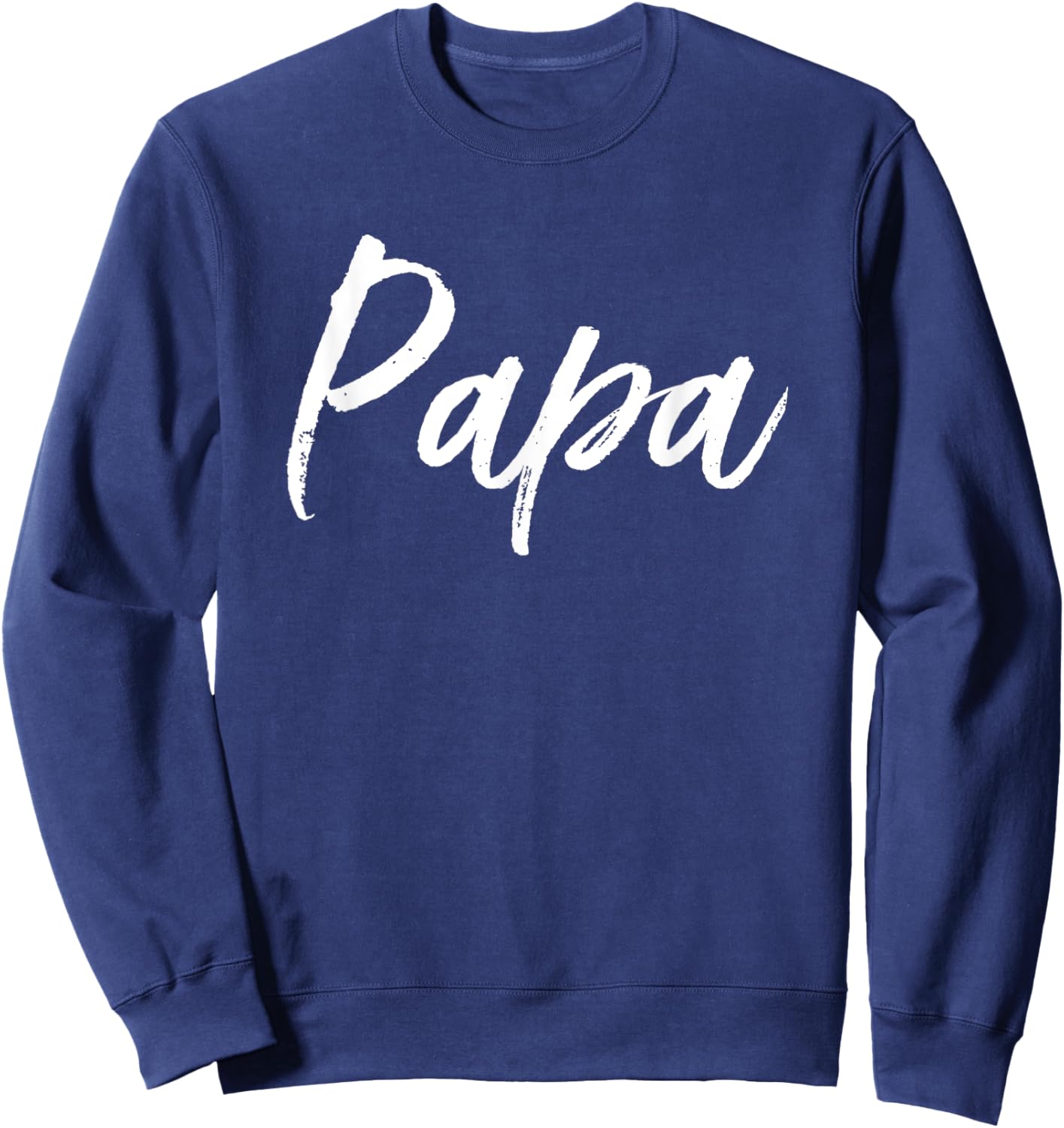 Papa Distressed Sweatshirt - Sweatshirt | Navy