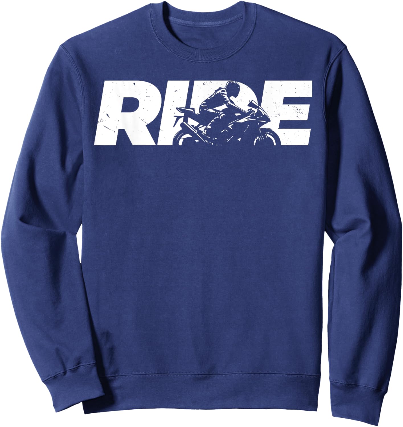 Cool Motorcycle Women Sport Ride Motorcycle Rider Sweatshirt - Sweatshirt | Navy