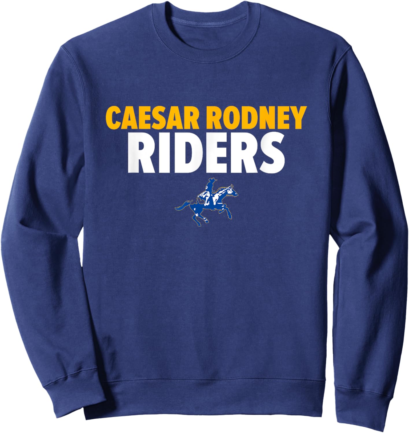 Caesar Rodney Riders Logo Bold HS Sweatshirt - Sweatshirt | Navy