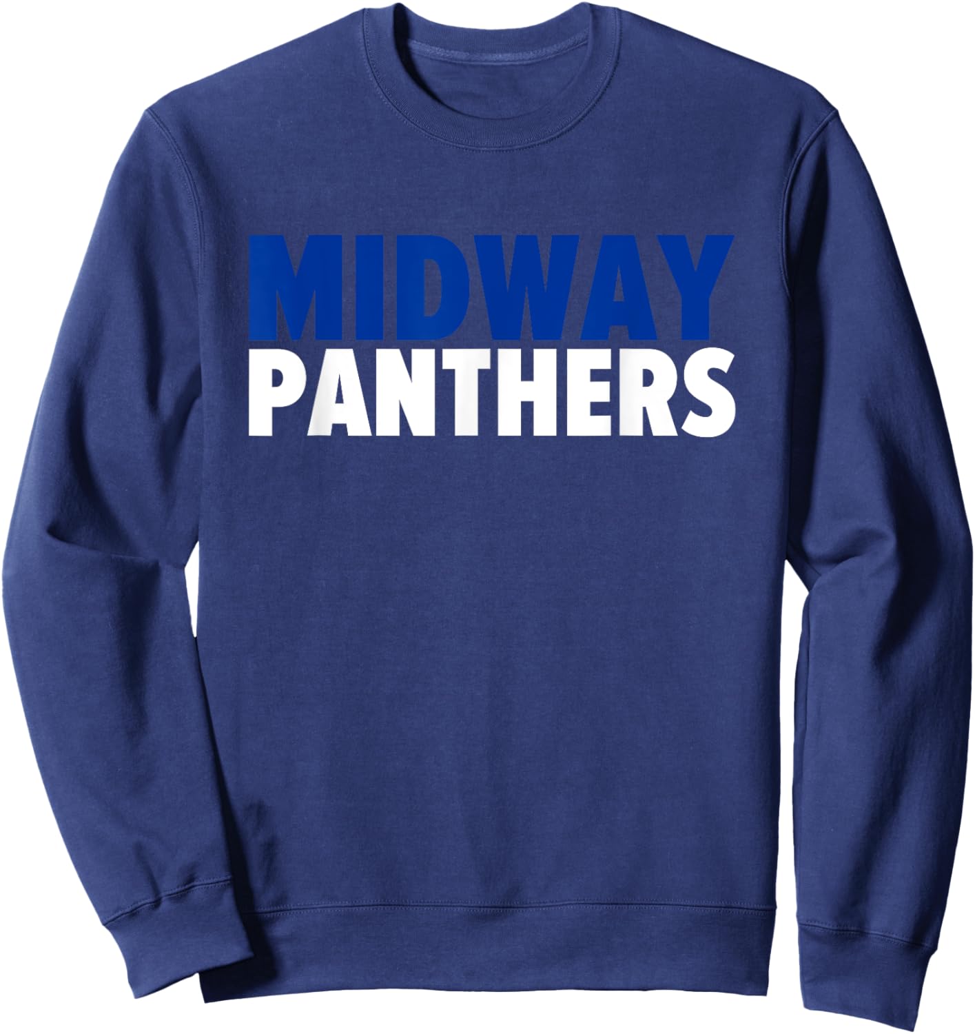 Midway Panthers Bold Sweatshirt - Sweatshirt | Navy