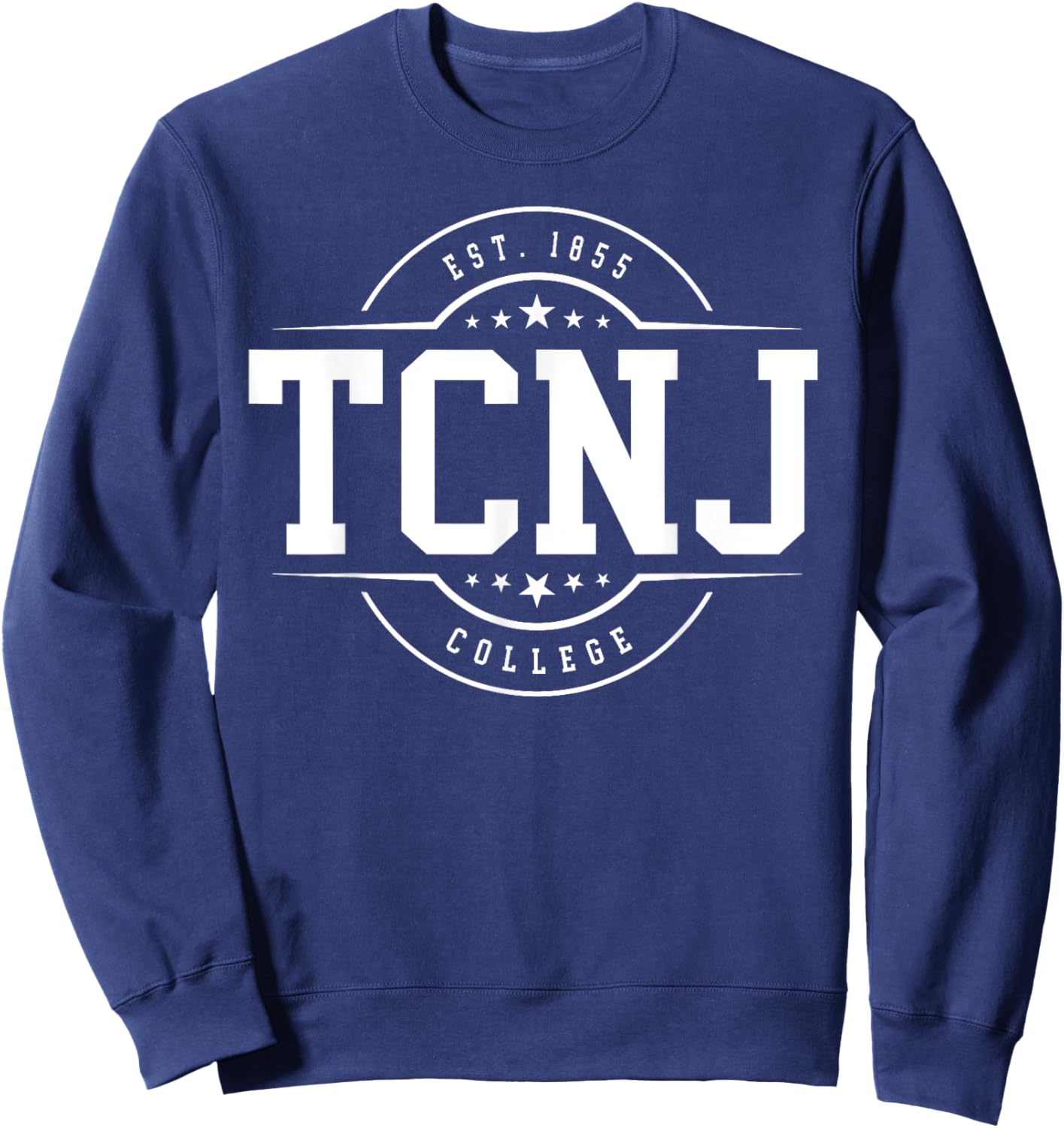 TCNJ The College of New Jersey Arch Vintage Classic Design Sweatshirt - Sweatshirt | Navy