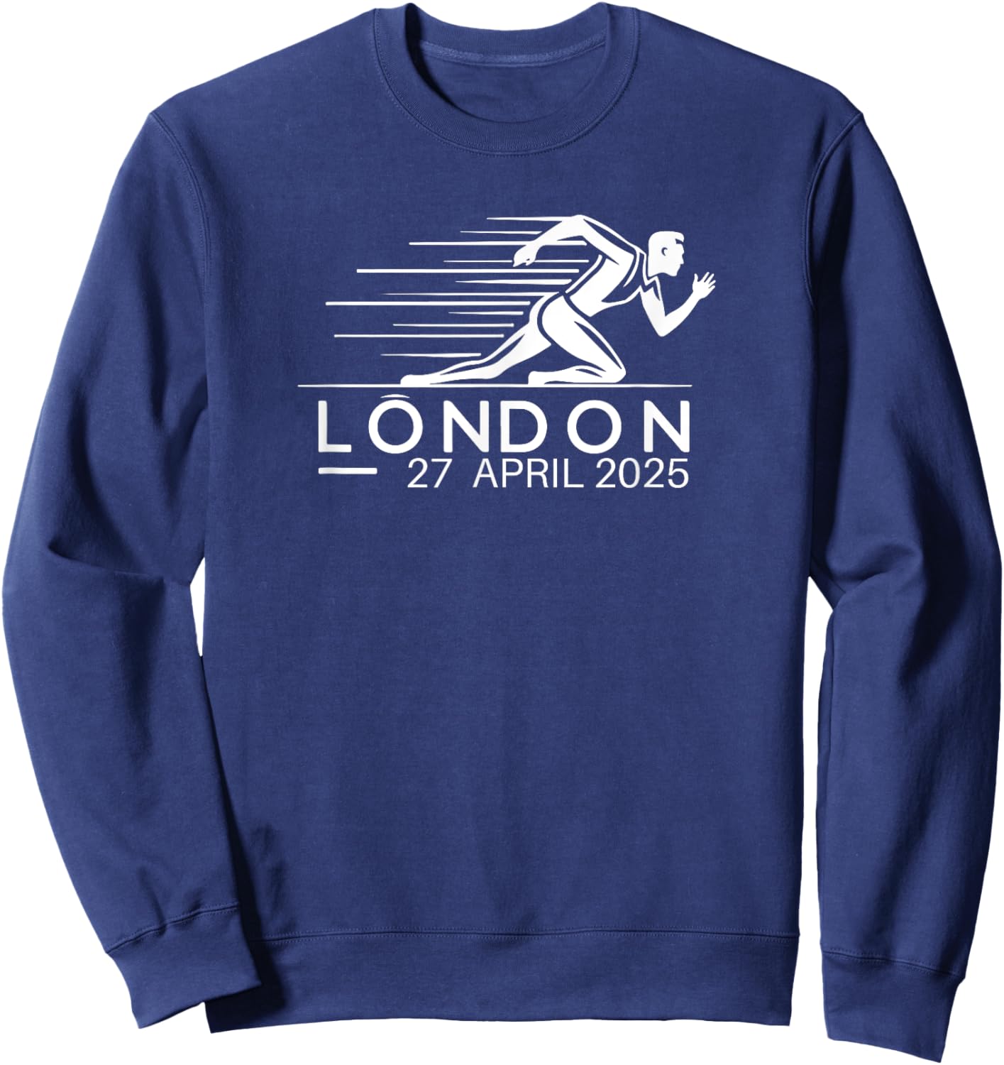 Marathon LONDON 2025 For Marathon Lovers Sweatshirt - Sweatshirt | Navy
