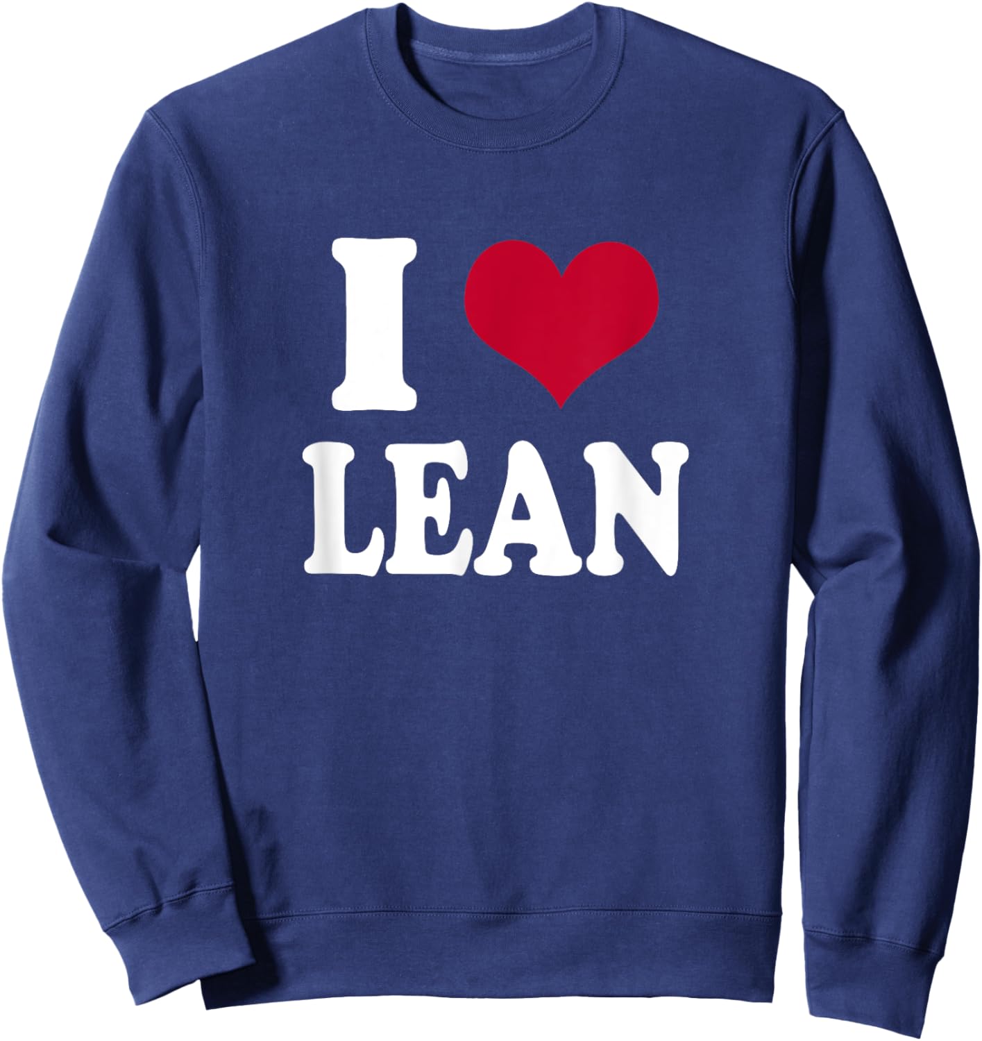 I Heart Lean Sweatshirt - Sweatshirt | Navy