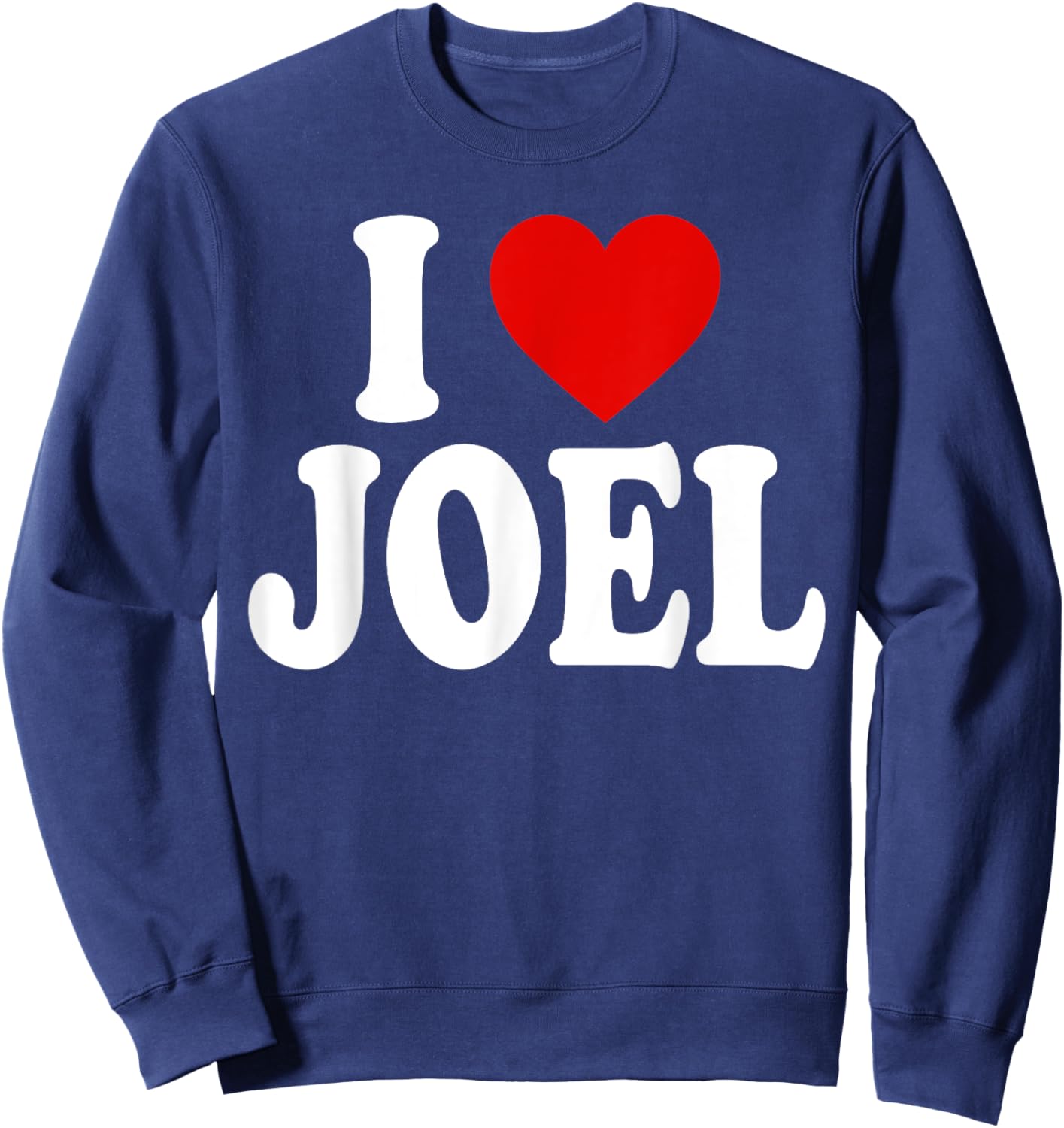 I Heart Love Joel Sweatshirt - Sweatshirt | Navy