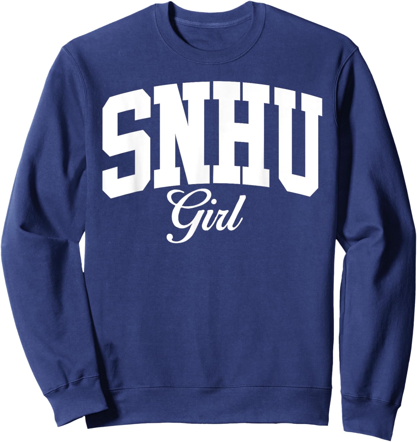 SNHU SNH University Girl Arch Vintage Design Girls Sweatshirt - Sweatshirt | Navy